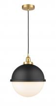 Innovations Lighting 616-1PH-SG-HFS-121-BK - Edison - 1 Light - 13 inch - Satin Gold - Mini Pendant