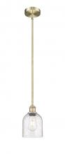 Innovations Lighting 616-1S-AB-G558-6SDY - Bella - 1 Light - 6 inch - Antique Brass - Cord hung - Mini Pendant