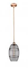 Innovations Lighting 616-1S-AC-G557-8SM - Vaz - 1 Light - 8 inch - Antique Copper - Cord hung - Mini Pendant