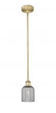 Innovations Lighting 616-1S-BB-G559-5SM - Bridal Veil - 1 Light - 5 inch - Brushed Brass - Cord hung - Mini Pendant