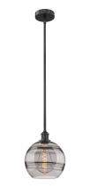 Innovations Lighting 616-1S-BK-G556-10SM - Rochester - 1 Light - 10 inch - Matte Black - Cord hung - Mini Pendant