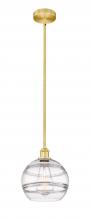Innovations Lighting 616-1S-SG-G556-10CL - Rochester - 1 Light - 10 inch - Satin Gold - Cord hung - Mini Pendant