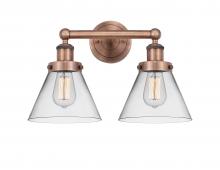 Innovations Lighting 616-2W-AC-G42 - Cone - 2 Light - 17 inch - Antique Copper - Bath Vanity Light