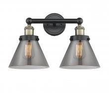 Innovations Lighting 616-2W-BAB-G43 - Cone - 2 Light - 17 inch - Black Antique Brass - Bath Vanity Light