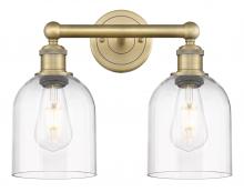 Innovations Lighting 616-2W-BB-G558-6CL - Bella - 2 Light - 15 inch - Brushed Brass - Bath Vanity Light