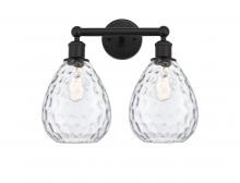 Innovations Lighting 616-2W-BK-G372 - Waverly - 2 Light - 17 inch - Matte Black - Bath Vanity Light