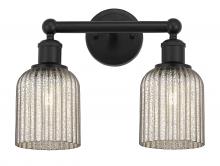 Innovations Lighting 616-2W-BK-G559-5ME - Bridal Veil - 2 Light - 14 inch - Matte Black - Bath Vanity Light