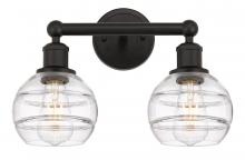 Innovations Lighting 616-2W-OB-G556-6CL - Rochester - 2 Light - 15 inch - Oil Rubbed Bronze - Bath Vanity Light