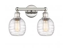 Innovations Lighting 616-2W-PN-G1013 - Belfast - 2 Light - 15 inch - Polished Nickel - Bath Vanity Light