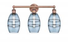 Innovations Lighting 616-3W-AC-G557-6BL - Vaz - 3 Light - 24 inch - Antique Copper - Bath Vanity Light