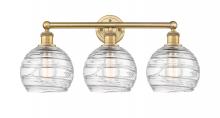 Innovations Lighting 616-3W-BB-G1213-8 - Athens Deco Swirl - 3 Light - 26 inch - Brushed Brass - Bath Vanity Light