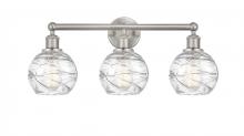 Innovations Lighting 616-3W-SN-G1213-6 - Athens Deco Swirl - 3 Light - 24 inch - Brushed Satin Nickel - Bath Vanity Light