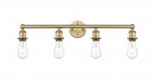 Innovations Lighting 616-4W-BB - Edison - 4 Light - 29 inch - Brushed Brass - Bath Vanity Light