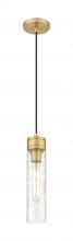 Innovations Lighting 617-1P-BB-G617-11DE - Boreas - 1 Light - 3 inch - Brushed Brass - Cord Hung - Mini Pendant