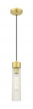 Innovations Lighting 617-1P-SG-G617-11SCL - Boreas - 1 Light - 3 inch - Satin Gold - Cord Hung - Mini Pendant