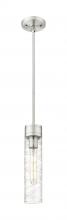 Innovations Lighting 617-1S-SN-G617-11DE - Boreas - 1 Light - 3 inch - Satin Nickel - Stem Hung - Mini Pendant