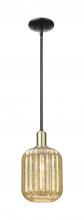 Innovations Lighting 716-1S-BAB-G460-7ME - Preston Cylinder - 1 Light - 6 inch - Black Antique Brass - Mini Pendant