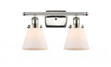 Innovations Lighting 916-2W-PN-G61 - Cone - 2 Light - 16 inch - Polished Nickel - Bath Vanity Light