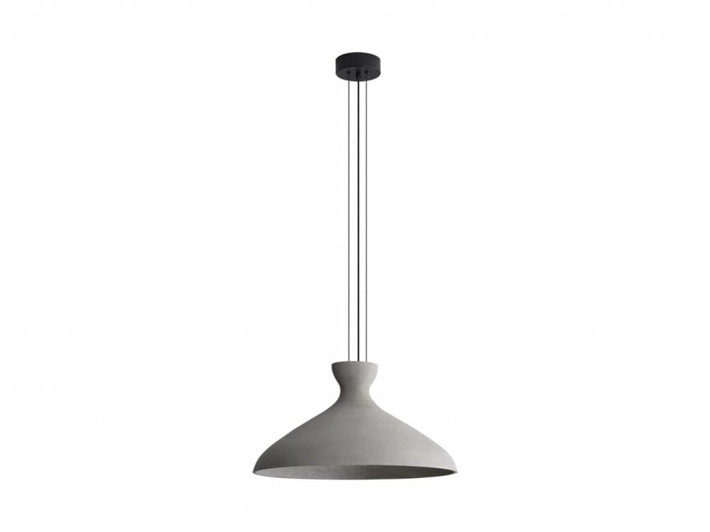 Aethera 22&#34; LED Pendant in Grey Cement