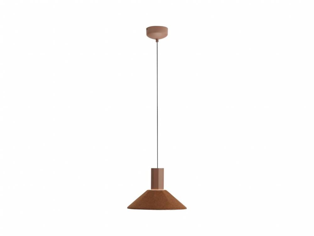 Faroe 13&#34; LED Pendant in Coffee/Black