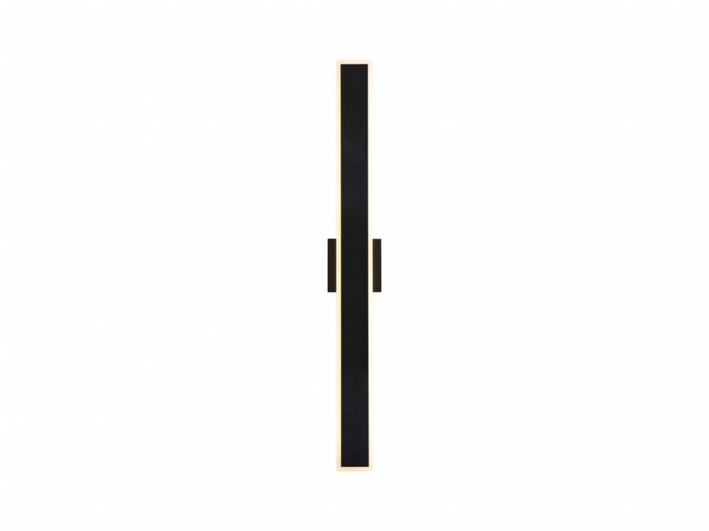 Obsidian LED 36&#34; Wall Sconce - Outdoor in Sand Black