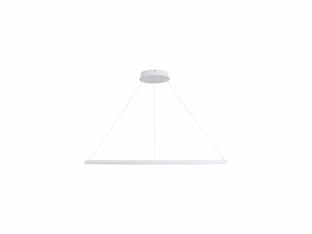 Veritas 47&#34; LED Ring Chandelier in Sand White