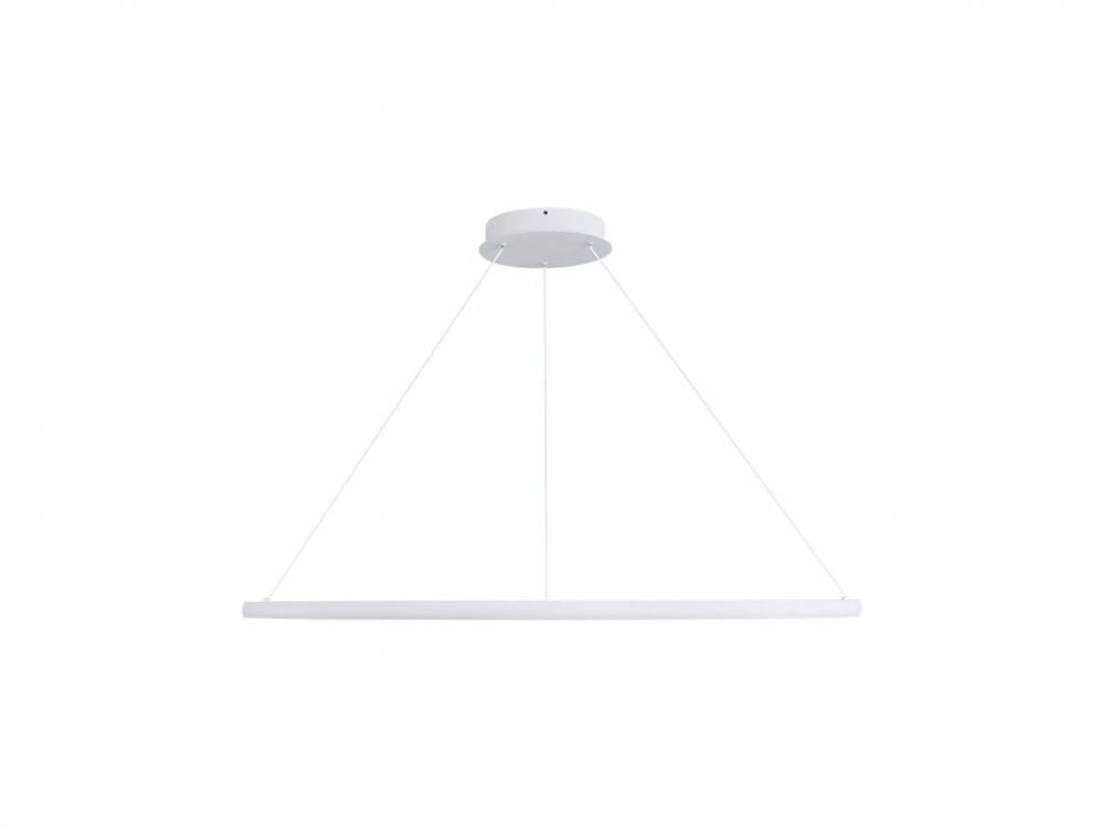 Veritas 71&#34; LED Ring Chandelier in Sand White