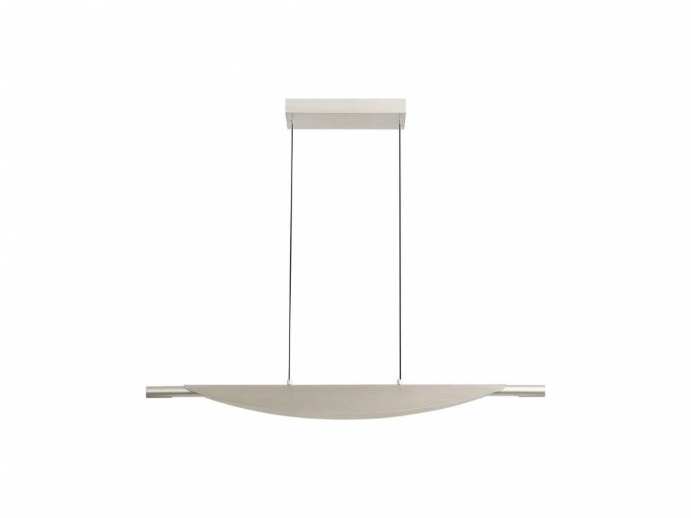 Luma 42&#34; LED Linear Pendant in Sand Nickel