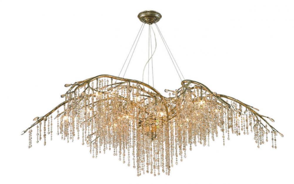 Autumn Twilight 2 Tier - 18 Light Chandelier