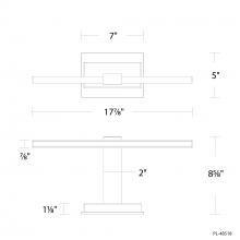 Modern Forms US Online PL-48518-27-BK - Inlet Picture Light