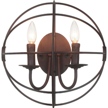 CWI Lighting 5464W14DB-2 - Arza 2 Light Wall Sconce With Brown Finish