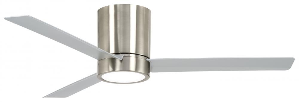 Roto Flush - 52&#34; Hugger Ceiling Fan W/LED Light