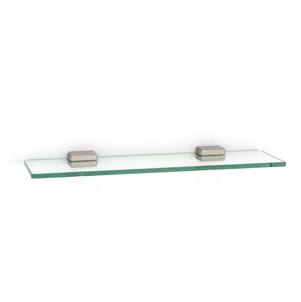 18&apos;&apos; Glass Shelf W/Brackets