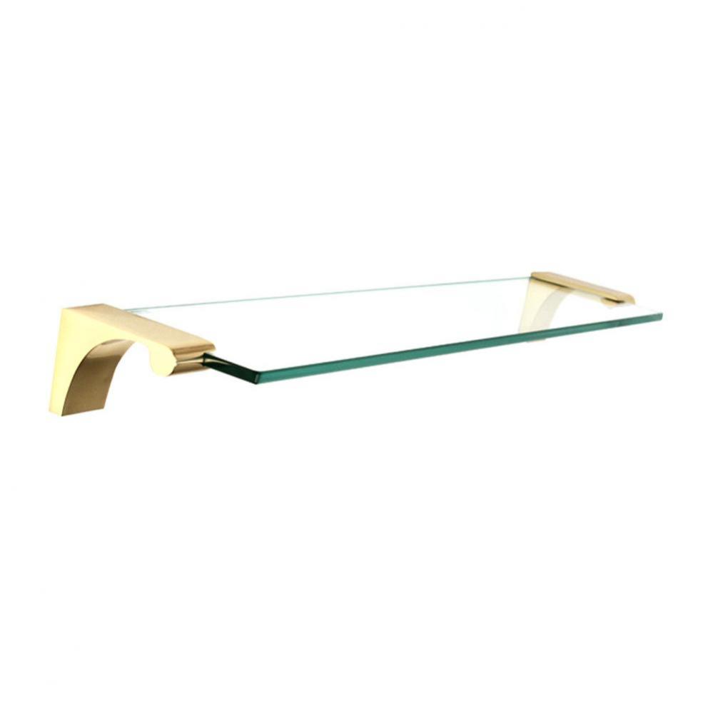 18&apos;&apos; Glass Shelf W/Brackets