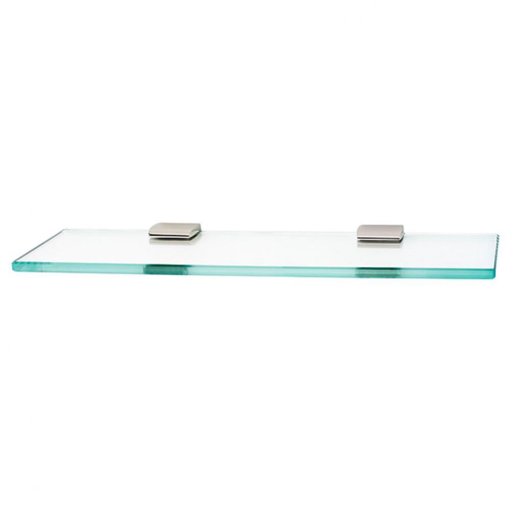 18&apos;&apos; Glass Shelf W/Brackets