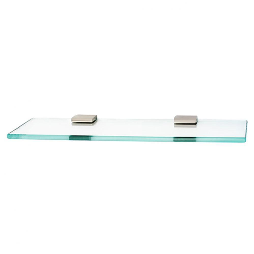 18&apos;&apos; Glass Shelf W/Brackets