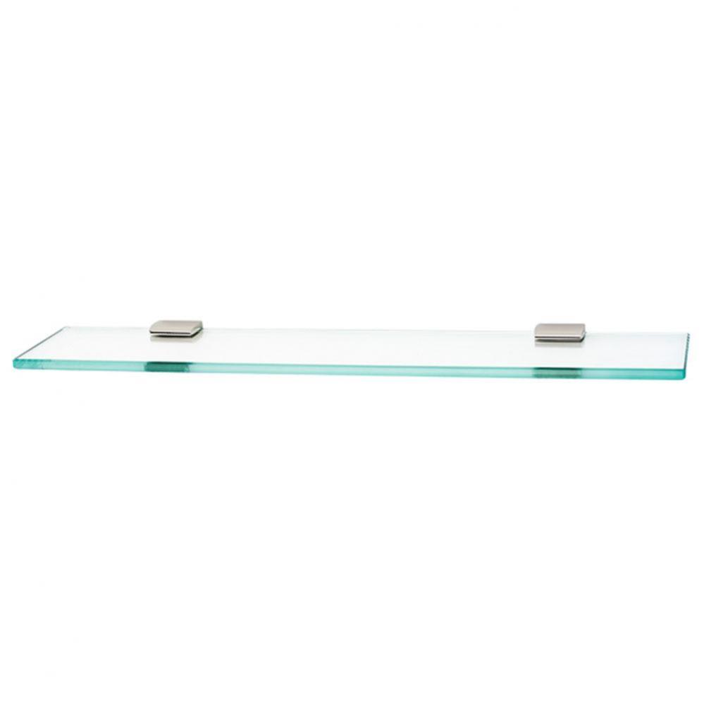 24&apos;&apos; Glass Shelf W/Brackets