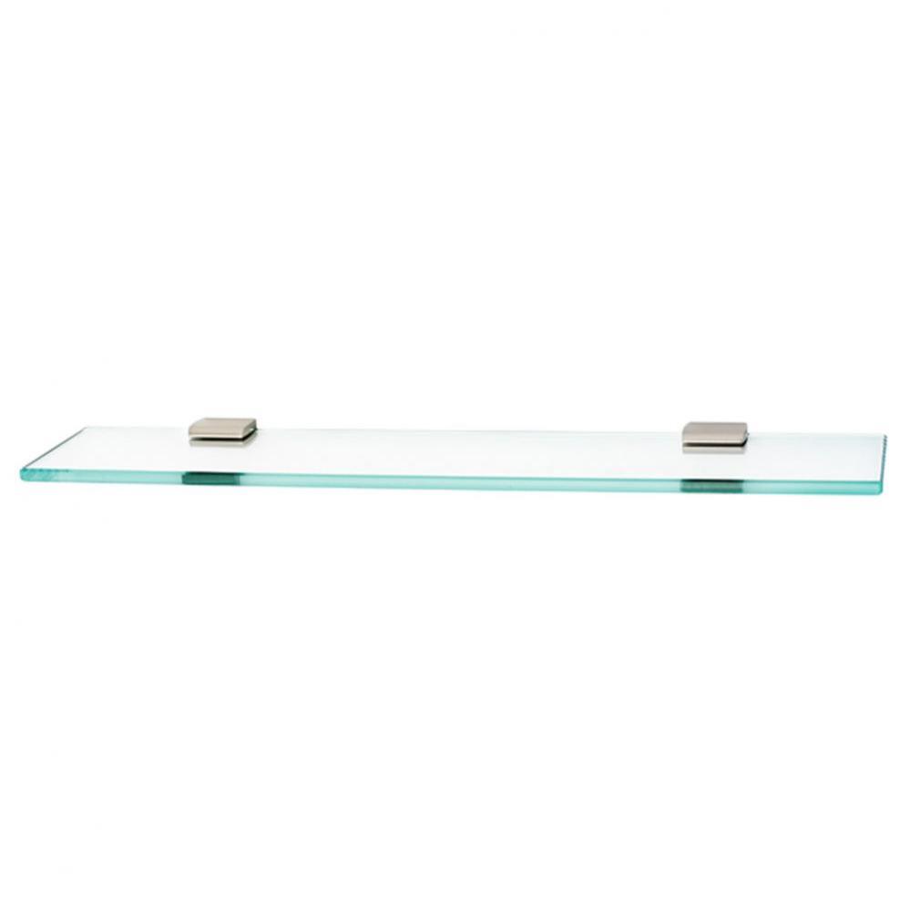 24&apos;&apos; Glass Shelf W/Brackets