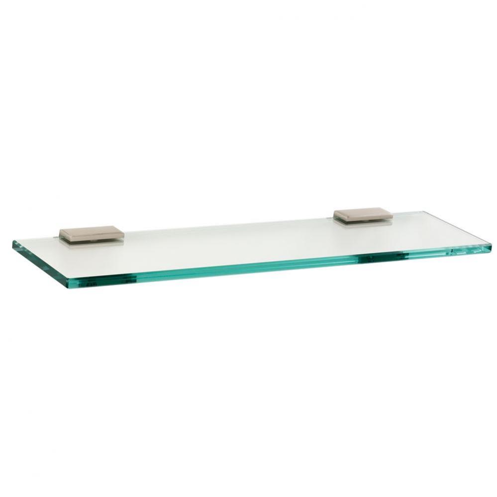 18&apos;&apos; Glass Shelf W/Brackets