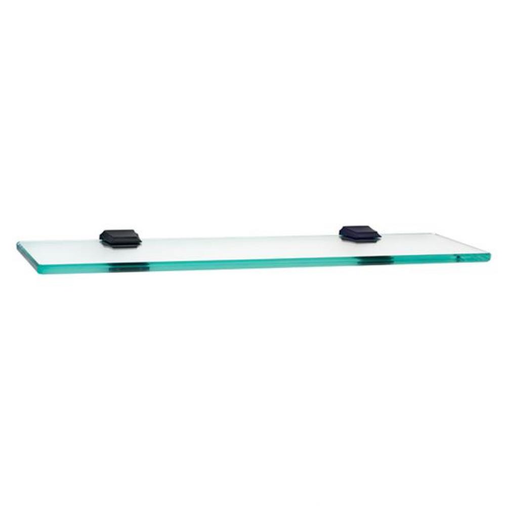 18&apos;&apos; Glass Shelf W/Brackets