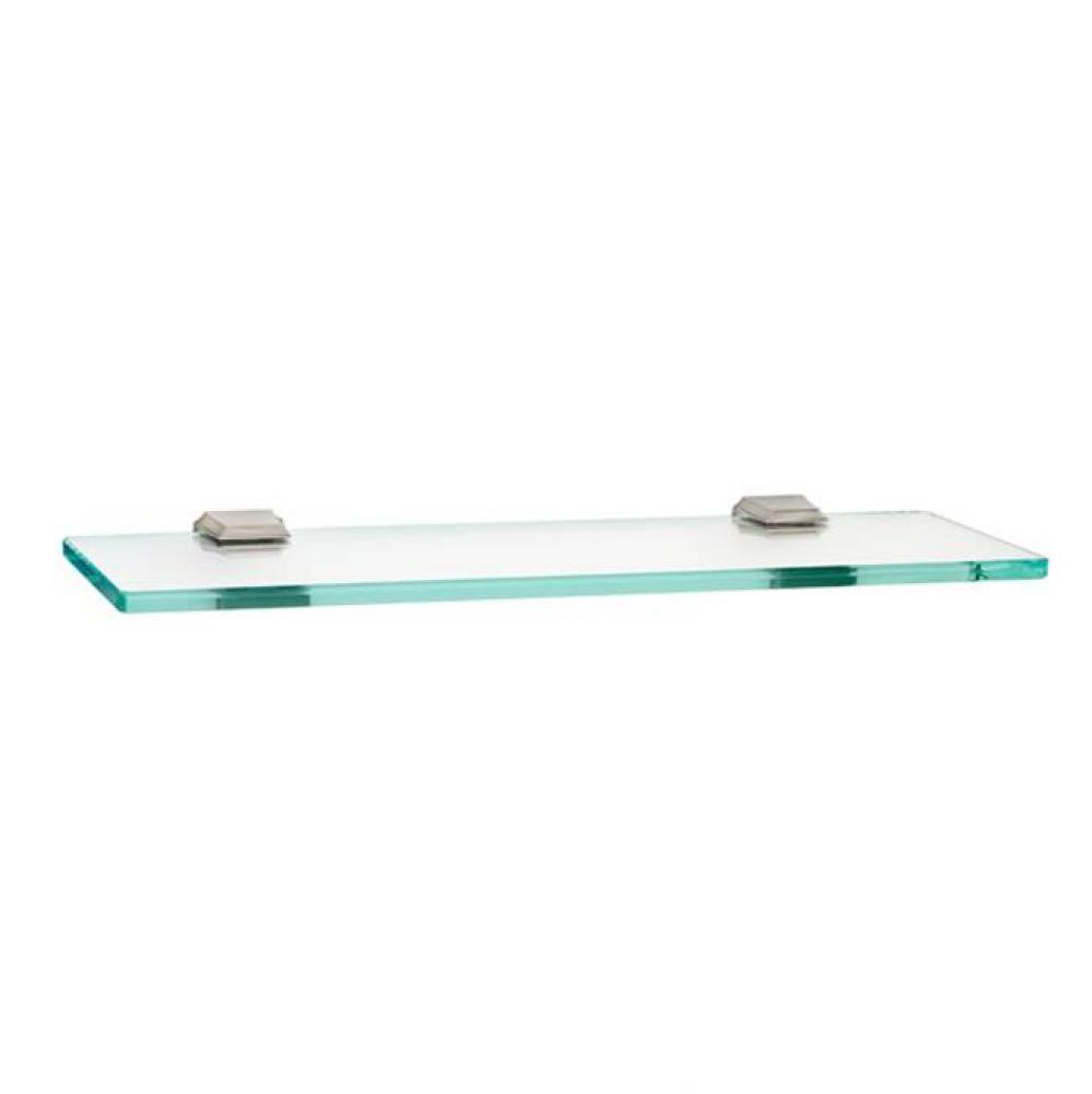 18&apos;&apos; Glass Shelf W/Brackets