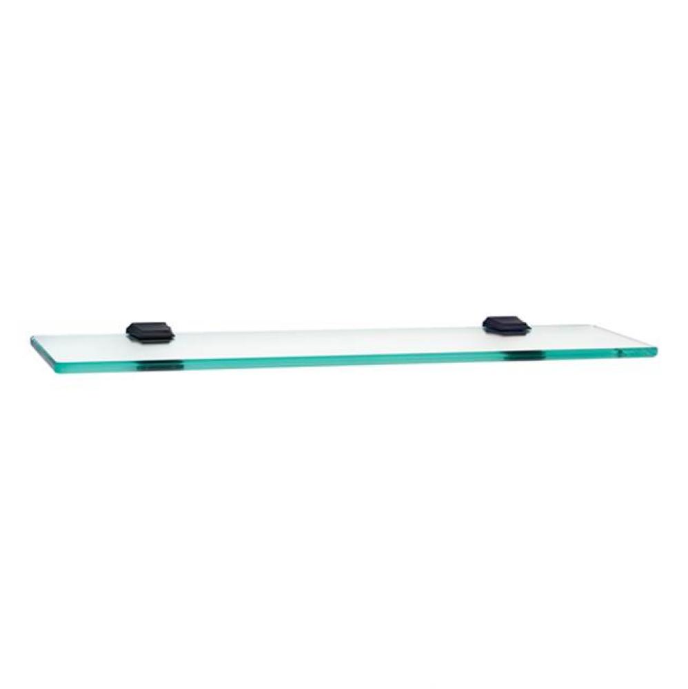 24&apos;&apos; Glass Shelf W/Brackets