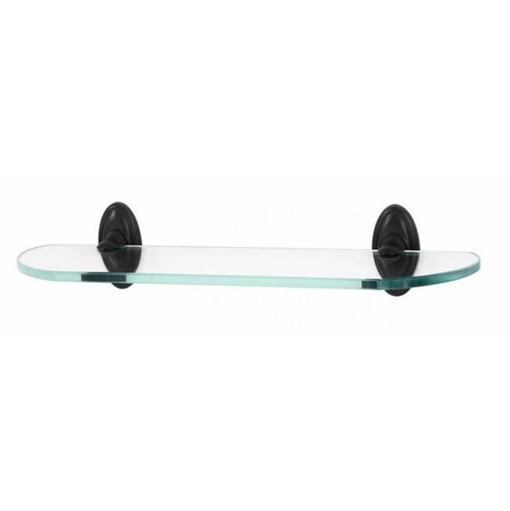 24&apos;&apos; Glass Shelf W/Brackets