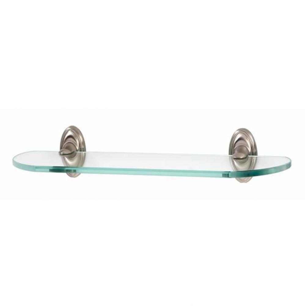 24&apos;&apos; Glass Shelf W/Brackets