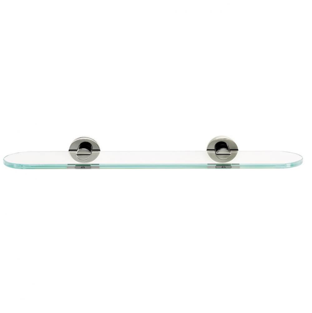 18&apos;&apos; Glass Shelf W/Brackets