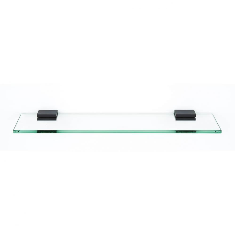 18&apos;&apos; Glass Shelf W/Brackets