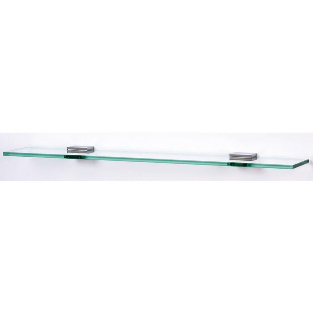 18&apos;&apos; Glass Shelf W/Brackets