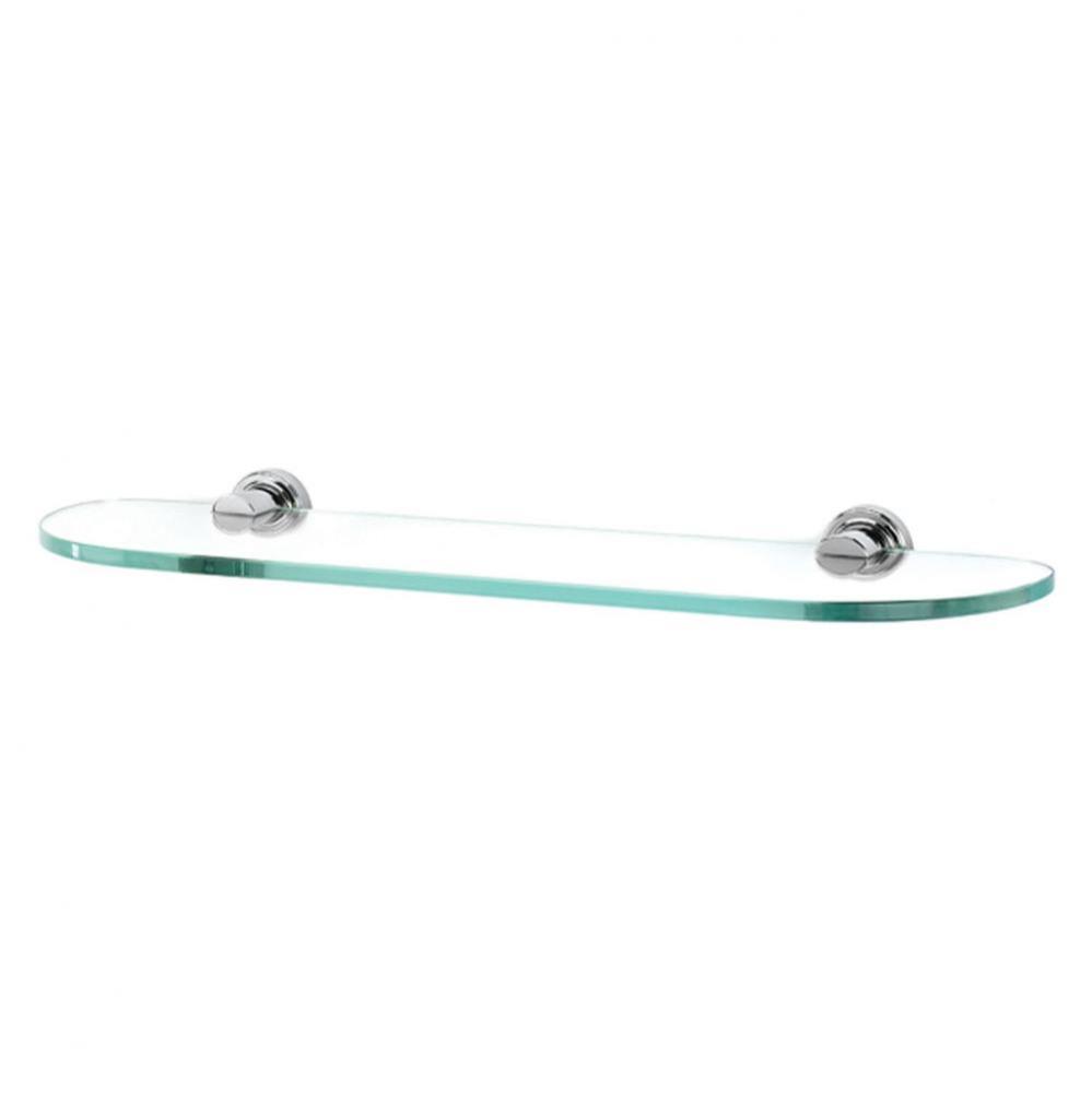 18&apos;&apos; Glass Shelf W/Brackets