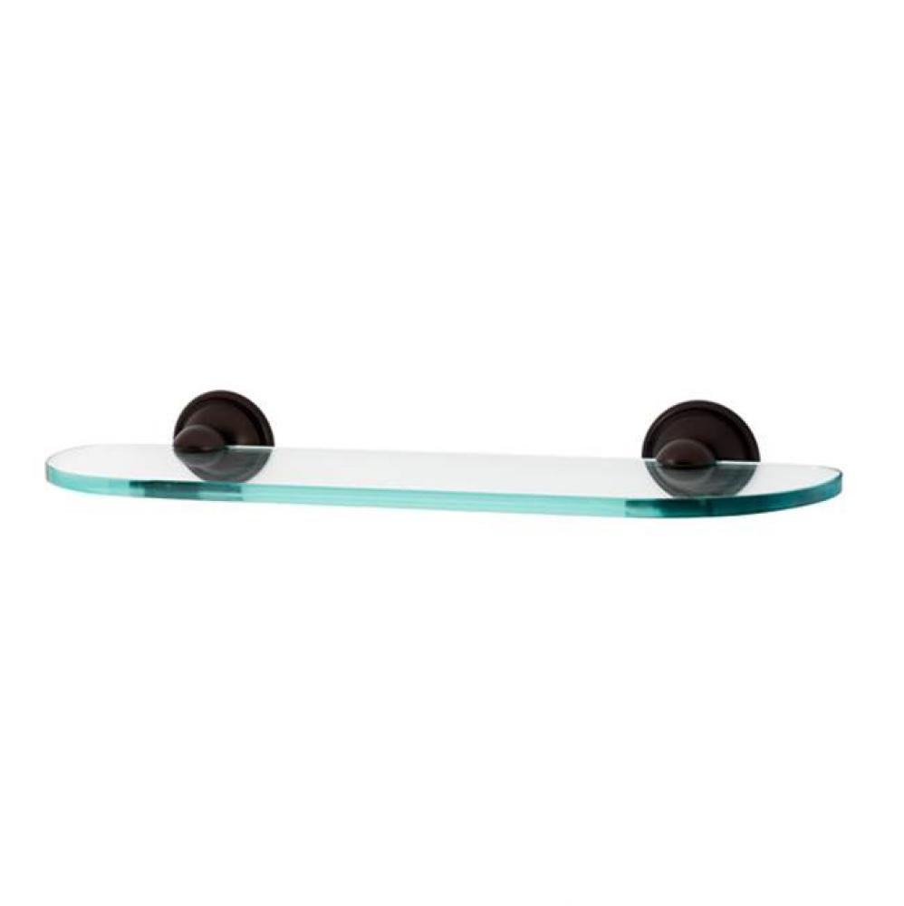 18&apos;&apos; Glass Shelf W/Brackets