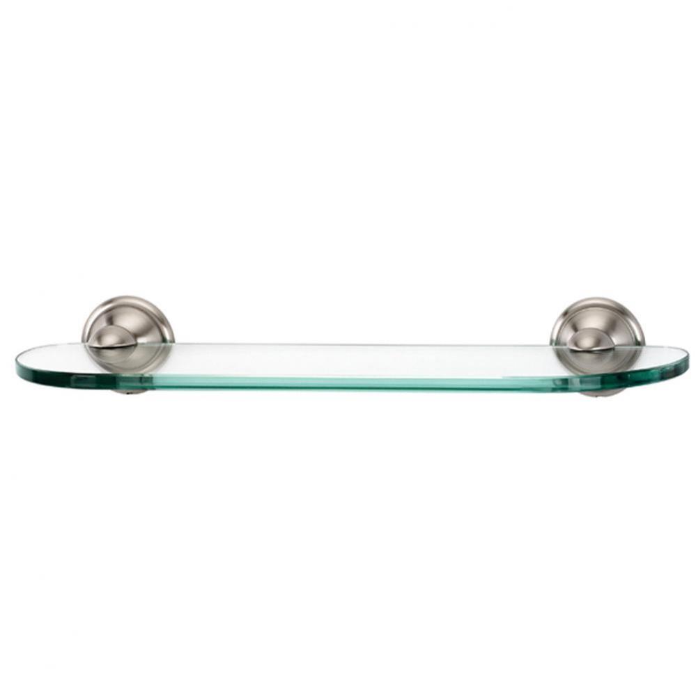 18&apos;&apos; Glass Shelf W/Brackets